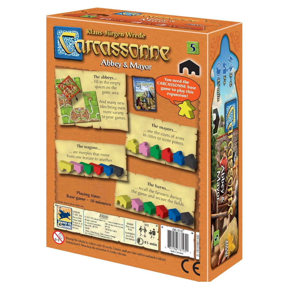 Carcassonne: Abbey & Mayor (EN) (Exp.)